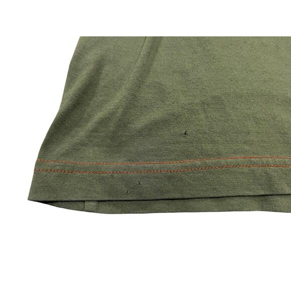 2006 England UK World Cup T-Shirt L XL Olive Green Red Soccer Blokecore - Picture 10 of 11